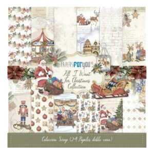 All I want for christmas 15x15cm