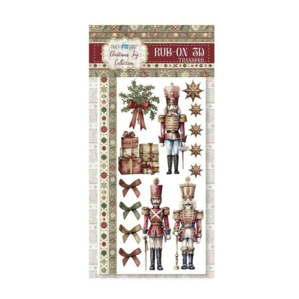 Christmas joy - Rub-on 3D