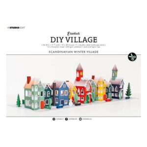 DIY Village Scandinavian Winter DIY Block A4