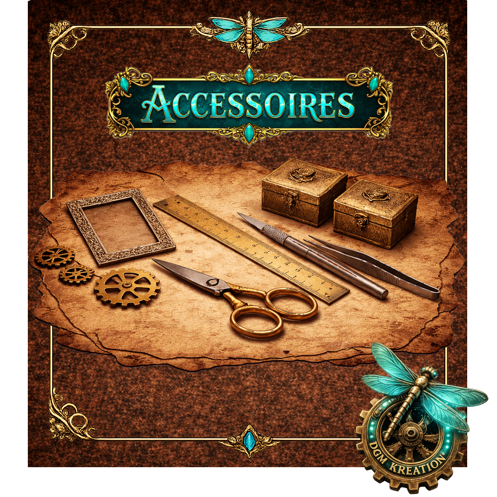 100 Brads Silver and Gold 4mm