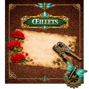 100 Brads Silver and Gold 4mm