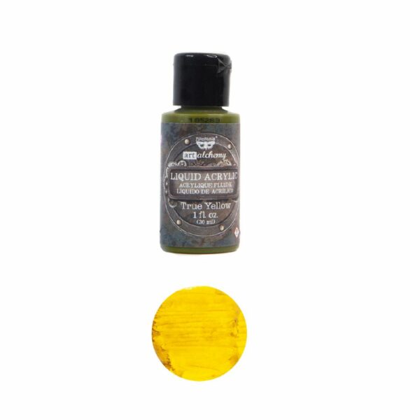 Acrylique fluide true yellow 30ml