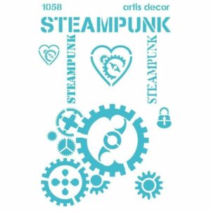 Steampunk engrenages 20x28.5cm