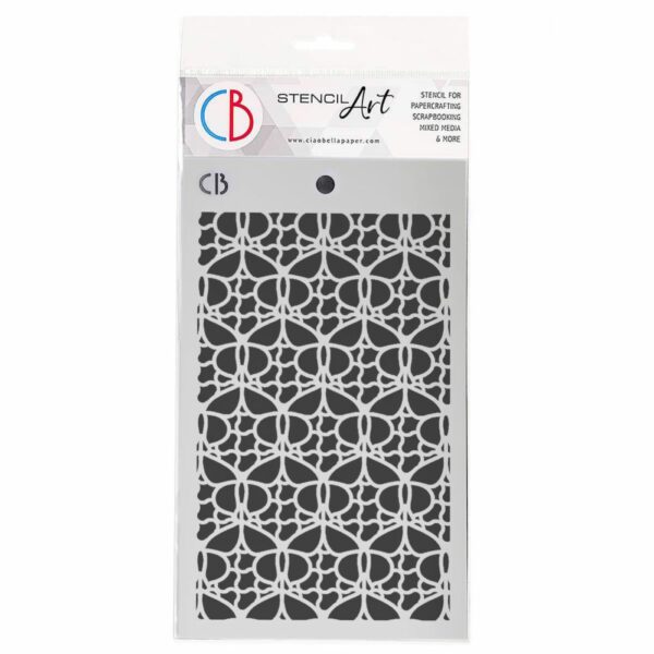 Butterflies pattern 12.7x20.3cm