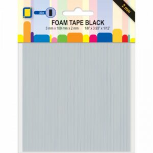 3D Foam Lines Black 3x100x2mm