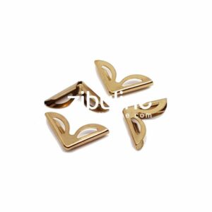 Coins métal - Ajourés arrondis rosés