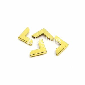 Coins métal - Simples dorés